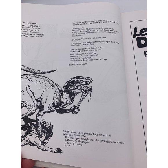 Let's Draw Dinosaurs - Bruce Robertson - 1993 - Picture 4 of 7